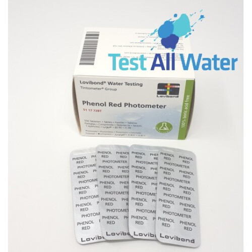 Lovibond Phenol Red Photometer 500  pH Tablets