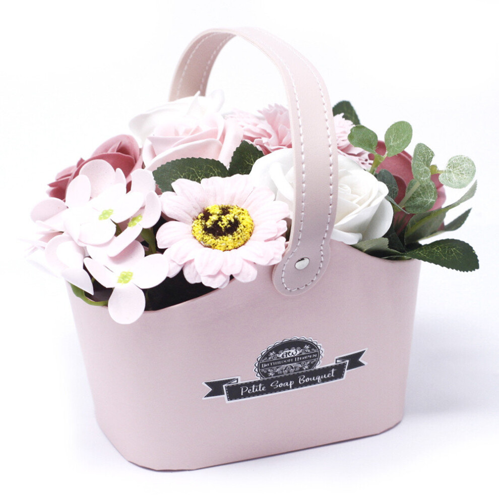 Pink Bouquet Petite Basket - Peaceful