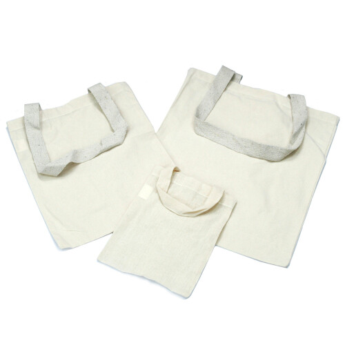 Medium Natural 6oz Cotton Bag 35x30cm 1