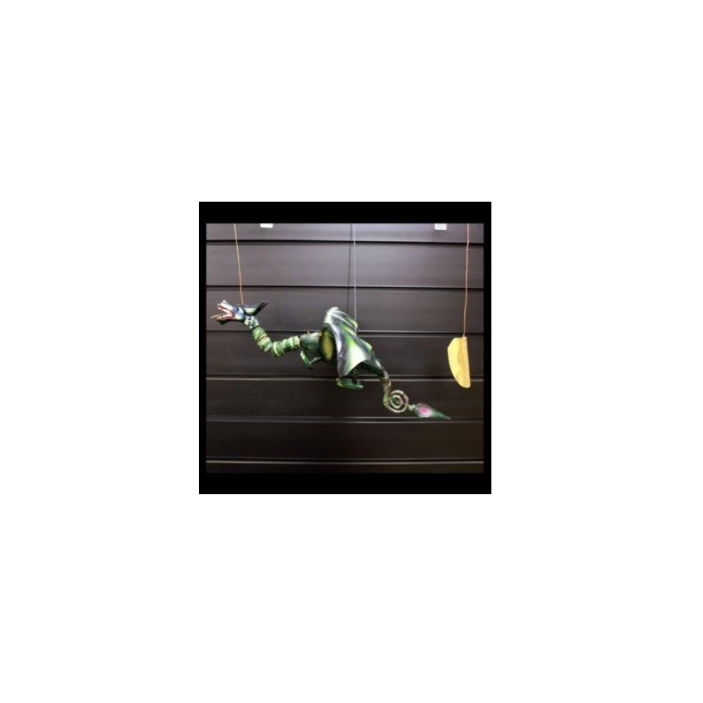 Large Green Coconut Dragon Mobile 50cm