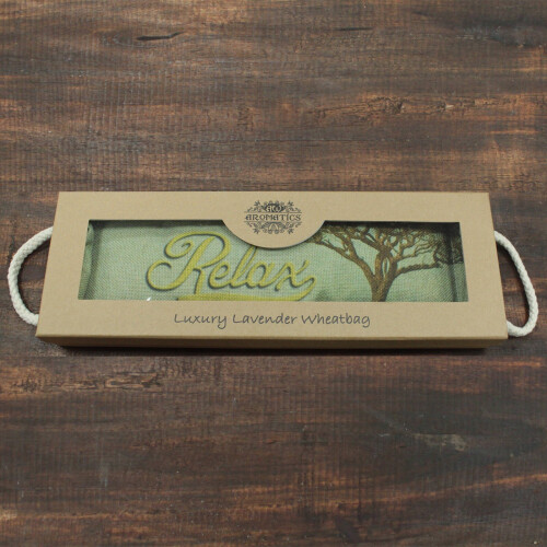Luxury Lavender Wheat Bag in Gift Box - Cornfield RELAX 1