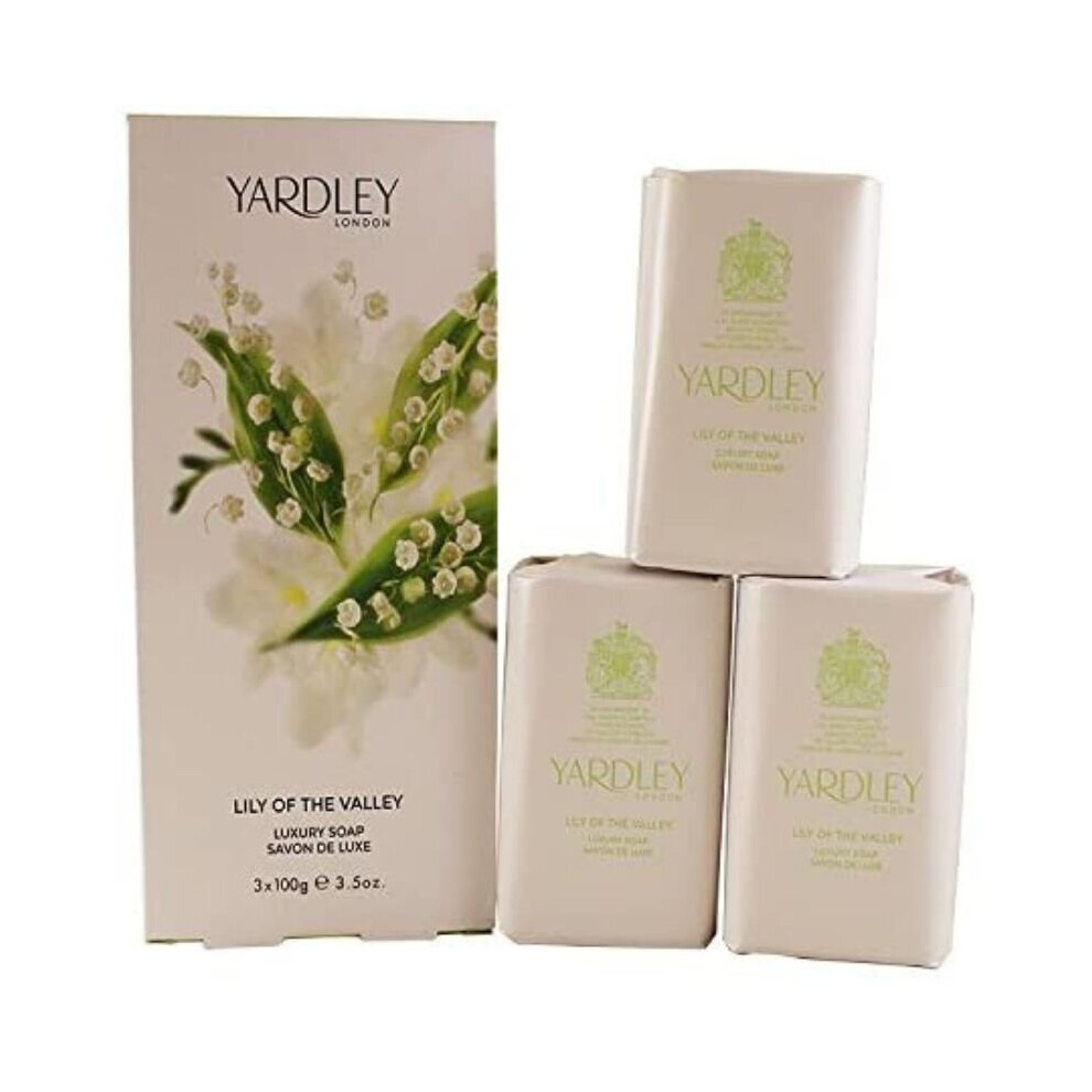 Yardley Lily of the Valley Soap 3x 100g