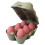 6x Bath Eggs in a Tray - Cherry 3