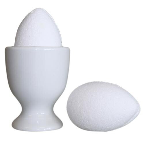 6x Bath Eggs in a Tray - Coconut 1