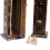 Square Incense Tower - Brass inlay - Mango Wood 3