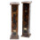 Square Incense Tower - Brass inlay - Mango Wood 1