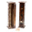 Square Incense Tower - Brass inlay - Mango Wood 2