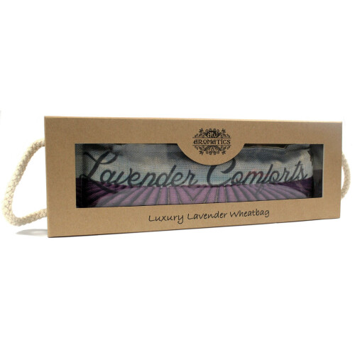 Luxury Lavender Wheat Bag in Gift Box - Lavender Comforts