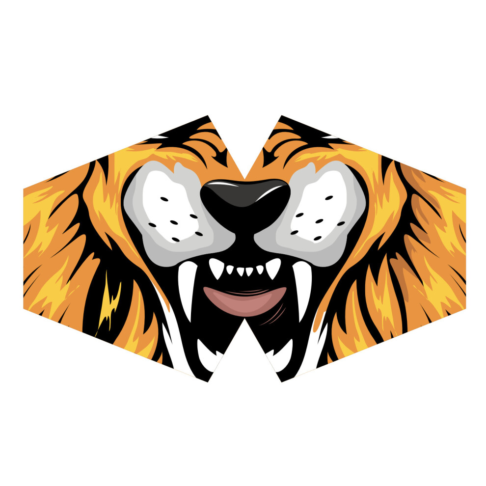 Reusable Fashion Face Mask - Tiger (Adult) 5056368307959