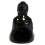 Sitting Buddha Oil Burner - Black 2