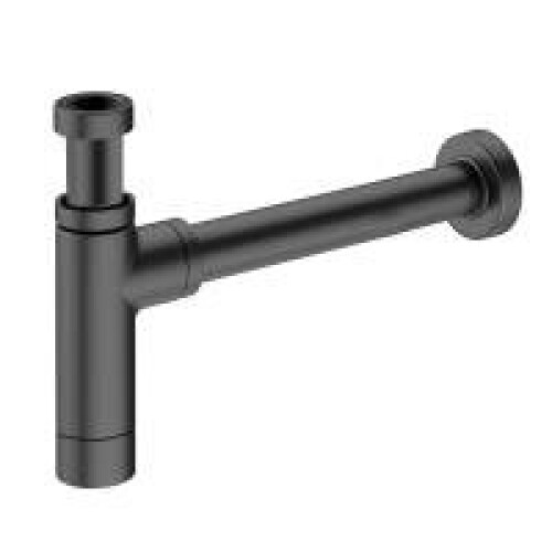 Bathroom Basin/Sink Mixer Tap & Waste Including Bottle Trap Black 2