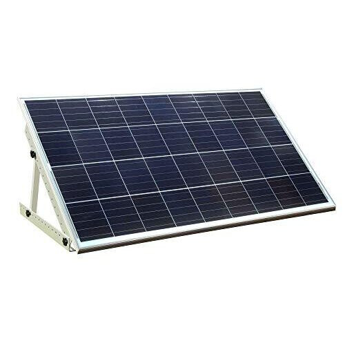 Lowenergie Lowenergie Adjustable Angle Solar Panel Mounting Brackets Frame Shed Caravan Boat or Ground Mount 2