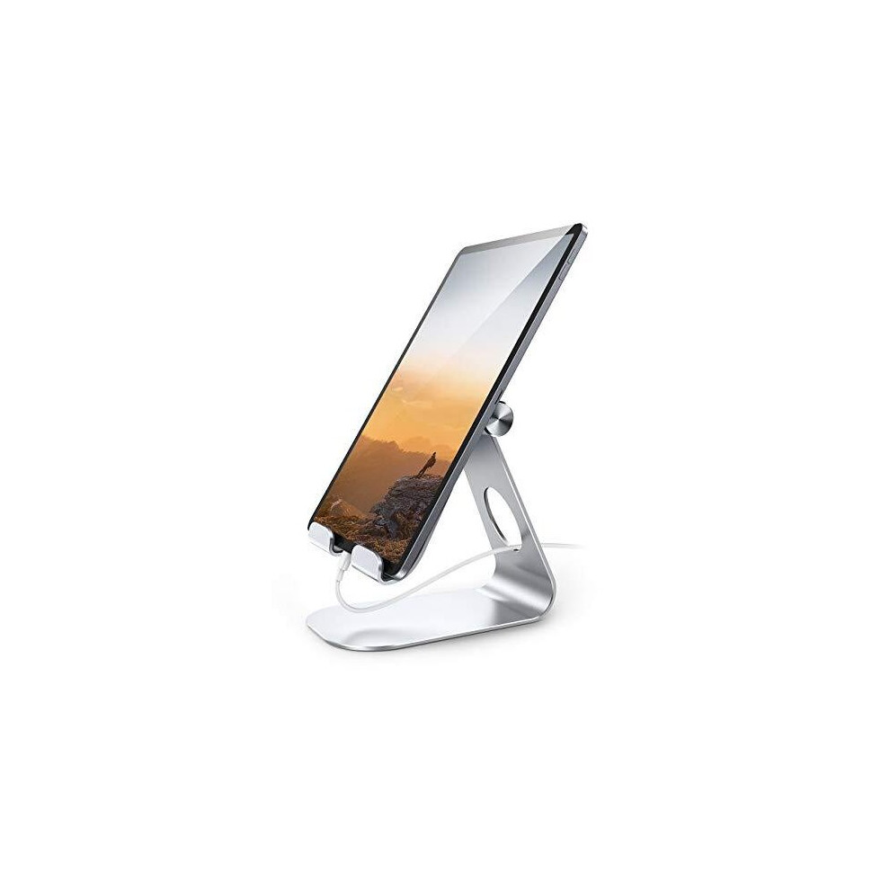 Lamicall Tablet Stand, Adjustable Tablet Holder - Desktop Stand Dock Compatible with New iPad 2020 Pro 9.7, 10.5, 12.9, Air mini 2 3 4, Switch, Sams