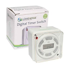 Lowenergie 12V DC Digital 7 Day programmable Timer Switch LCD Control 16A Power Relay