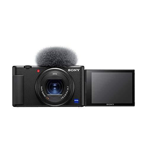 Refurbished Sony Sony Vlog camera ZV-1 | Digital Camera (Vari-angle Screen for Vlogging, 4K Video) ZV1BDI.EU - Black