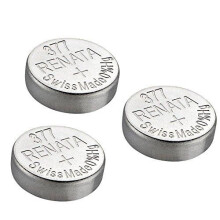 Renata Watch Battery Swiss Made Renata 377 or SR626SW OR AG4 1.5V (3 x 377 or SR 626 SW)