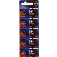 Renata Watch Battery Swiss Made Renata 394 or SR936SW Or AG9 1.5V (5 x 394 Or SR 936 SW)