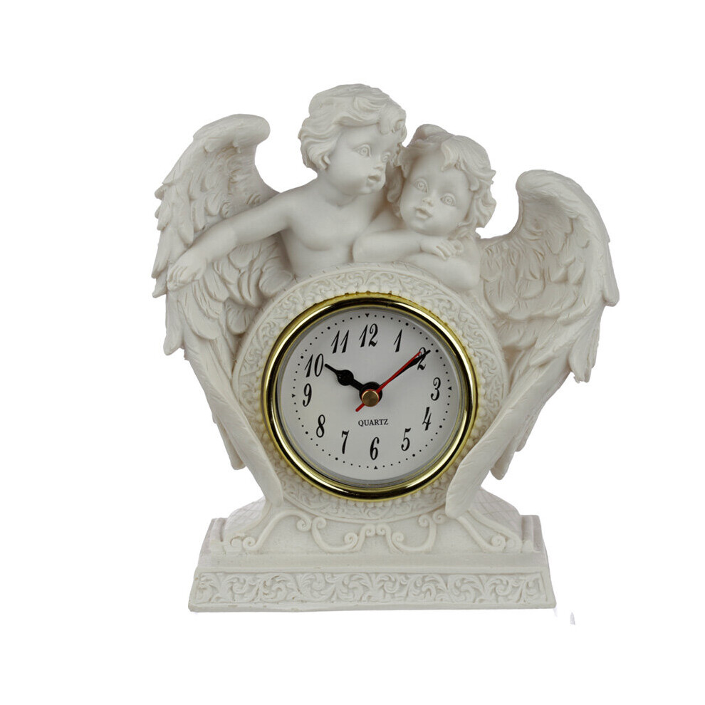 Puckator Collectable Peace Of Heaven Cherub - Endless Love Mantle Clock