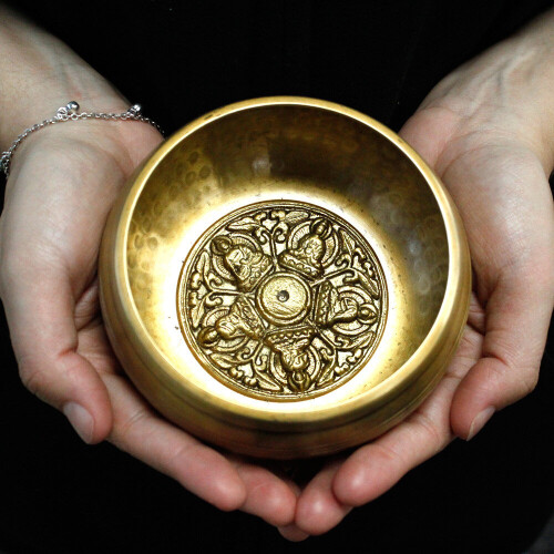 Five Buddha Singing Bowl Set 10cm (min 400gm) 1