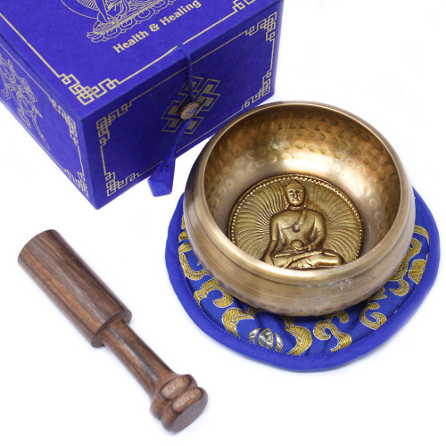 Mediumicine Buddha Singing Bowl Set 10cm (min 500gm)