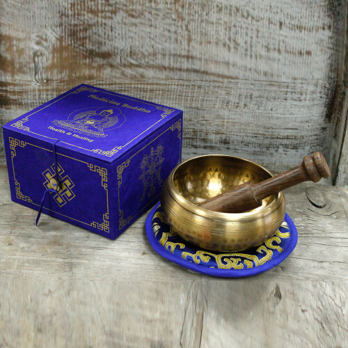 Mediumicine Buddha Singing Bowl Set 10cm (min 500gm) 2