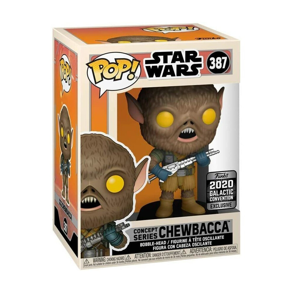 Star Wars Concept Series Chewbacca Galactic Convention 2020 + Pop Protector