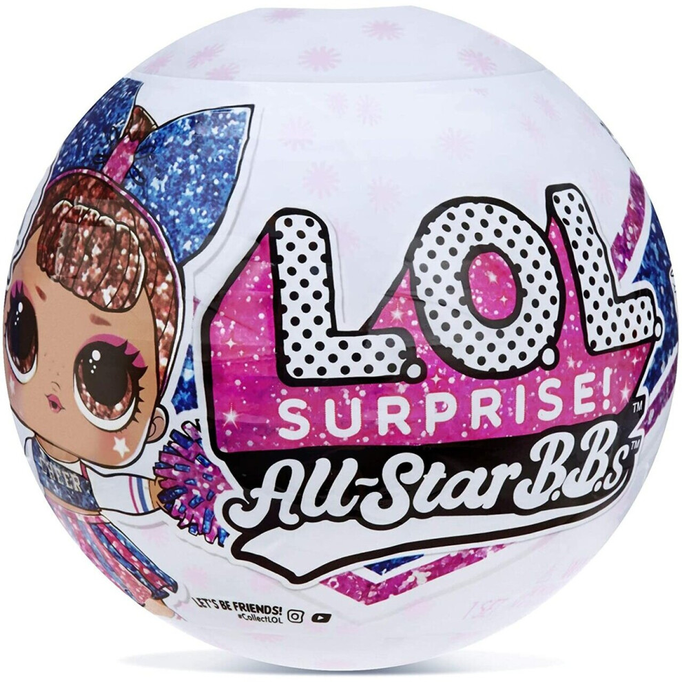 L.O.L. Surprise! All-Star B.B.s Cheer Team Collectable Sparkly Dolls x 1