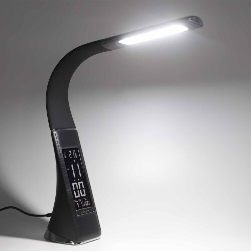 (Black) Reading Bedside Lamp LED Table Lamp