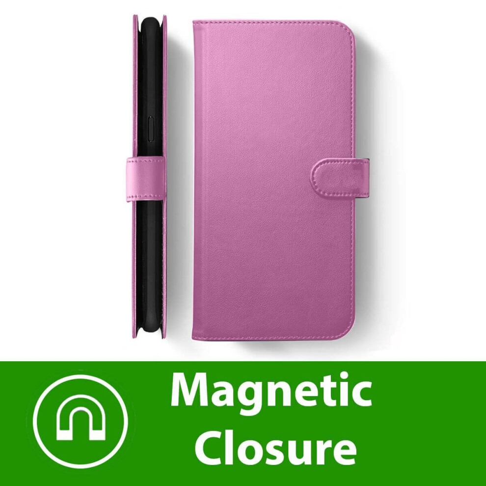 light-pink--for-apple-iphone-11-pro--leather-flip-wallet-magnetic-stand-card-case-glass-screen-protector-for-apple