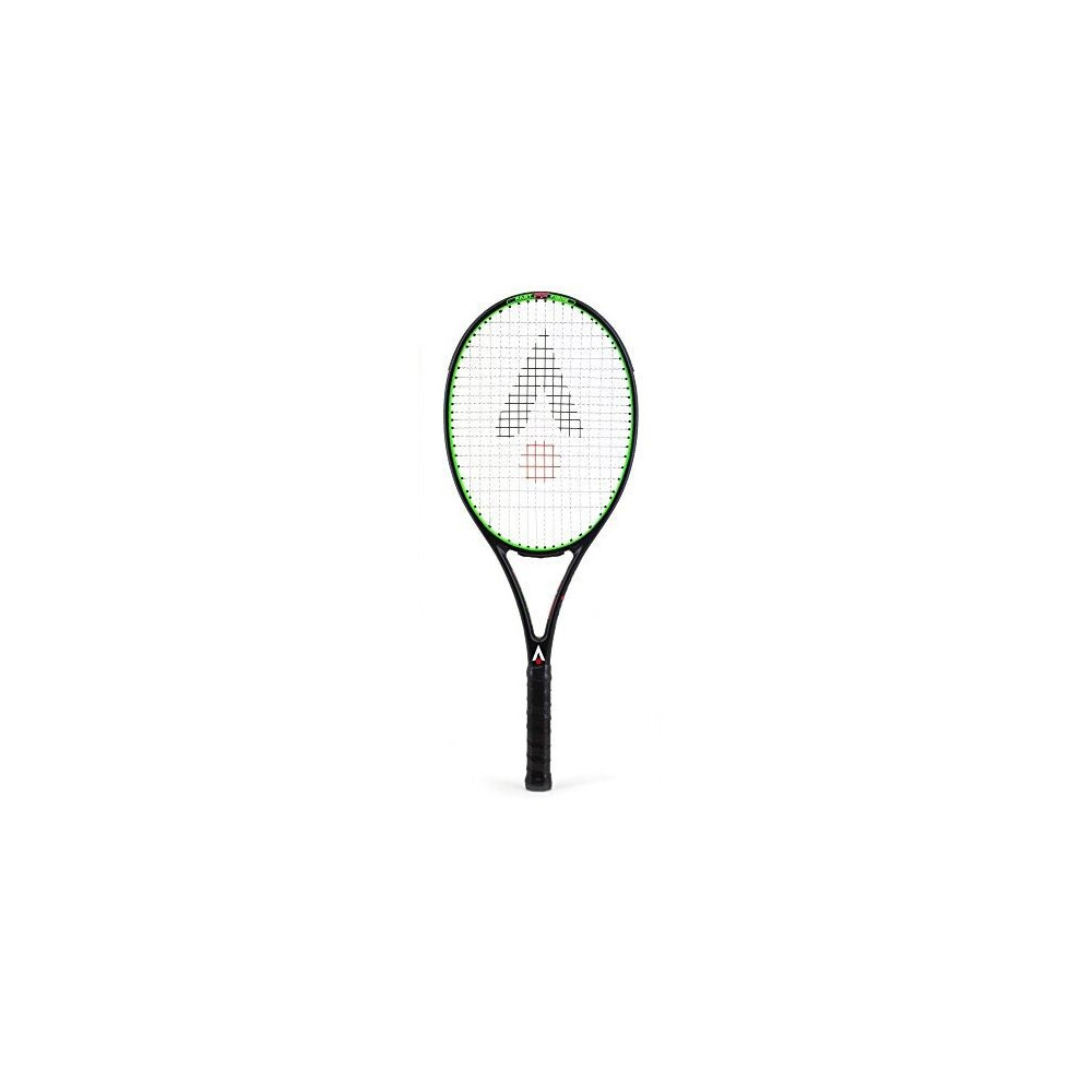 (Grip 3) Karakal Black Zone 260 Tennis Racket Fast Fibre Nano Graphite Gel Power 260g