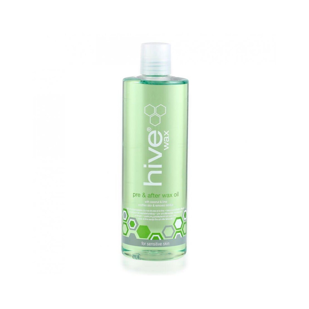 Hive Of Beauty Pre and After Wax Treatment Coconut And Lime Soothing Oil - 400ml