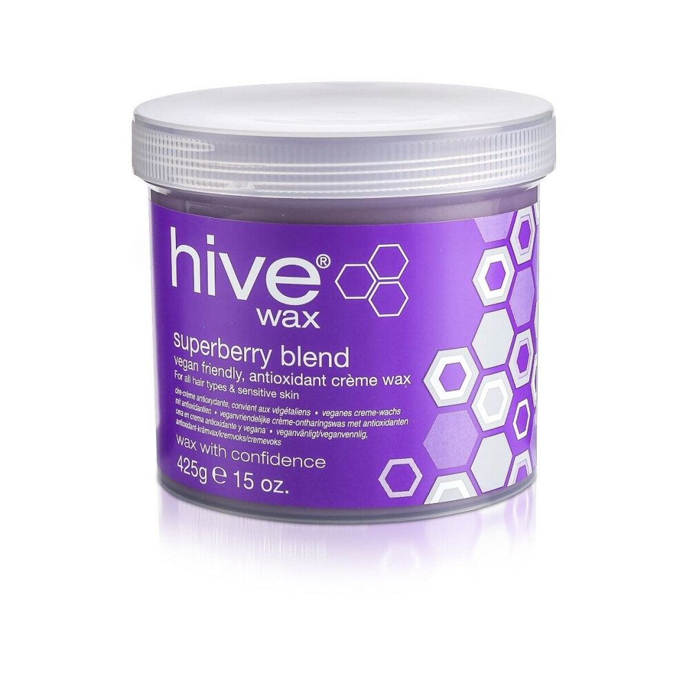 Hive Of Beauty SuperBerry Blend CrÃ¨me Wax 425g Vegan Friendly Antioxidant