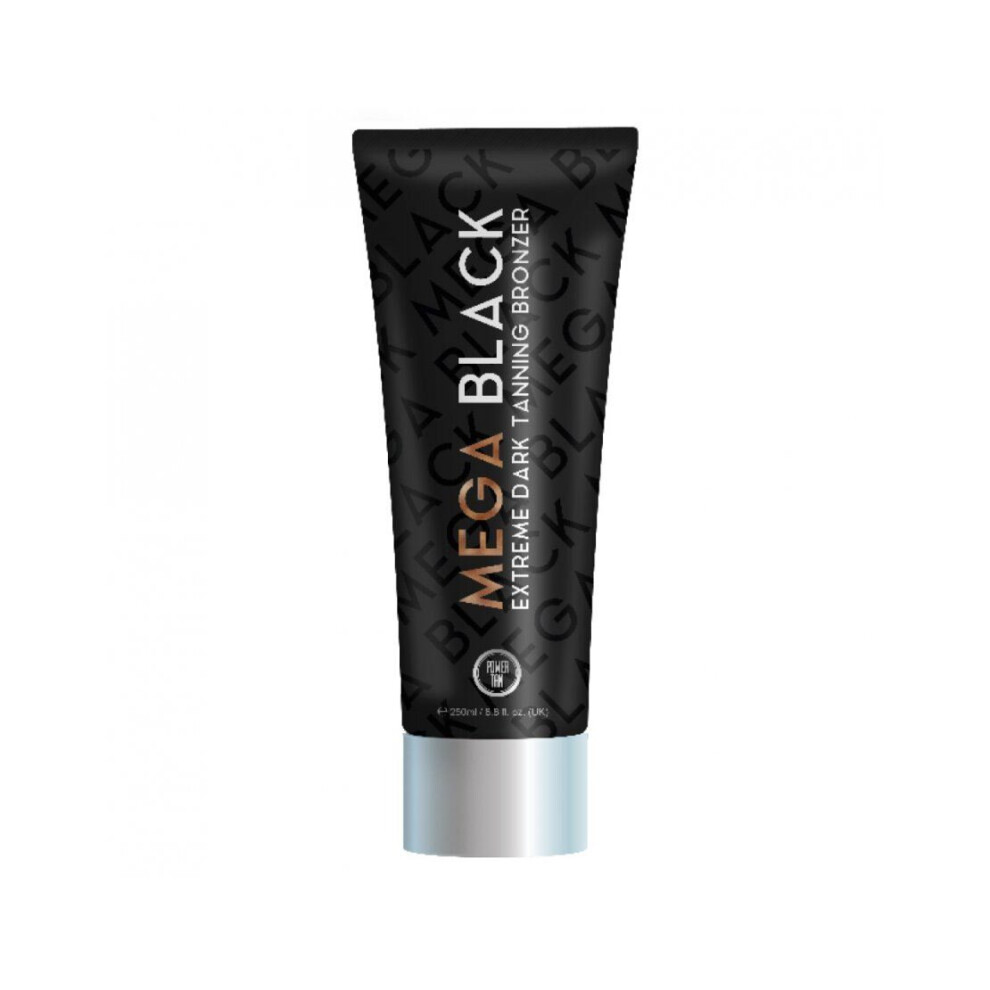 Power Tan Mega Black Melanin Activating Streak Free Dark Bronzer 250ml