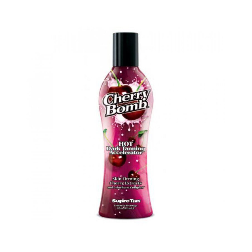 Supre Tan Cherry Bomb Hot Dark Tanning Accelerator Tanning Lotion - 235ml