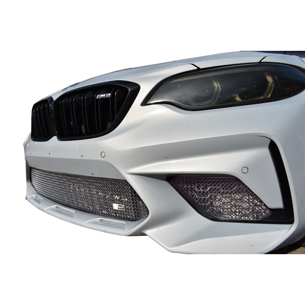 (Silver) Bmw M2 Competition (F87) - Front Grille Set (2019 - ) Silver 5060468074604