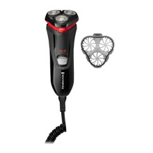 Remington R3000 Style Series R3 Electric Shaver - Corded Rotary Razor with 3-Day Stubble Trimmer & Pop-Up Trimmer