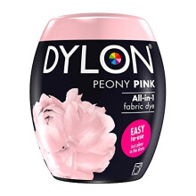DYLON Washing Machine Fabric Dye Pod for Clothes & Soft Furnishings, 350g – Peony Pink