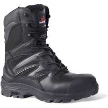 (UK 8) Rock Fall Titanium S3 HRO SRC Composite Toe Cap Waterproof Safety Side Zip Boots