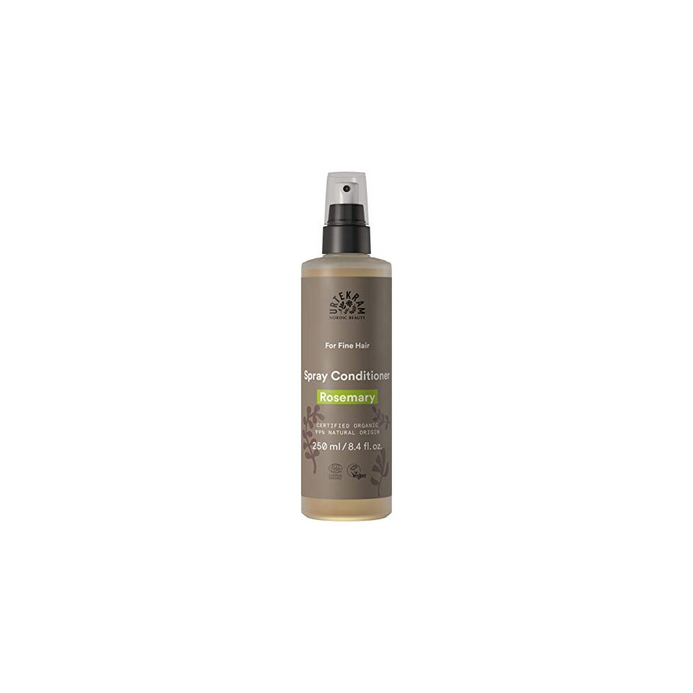 Urtekram Rosemary Leave-In Spray Conditioner For Organic Fine Hair - 250Ml