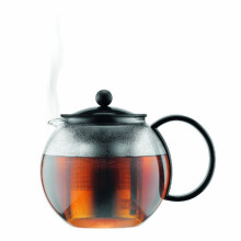 Bodum ASSAM Tea Maker, French Press System, Plastic Filter, 1.0 L/34 oz - Black