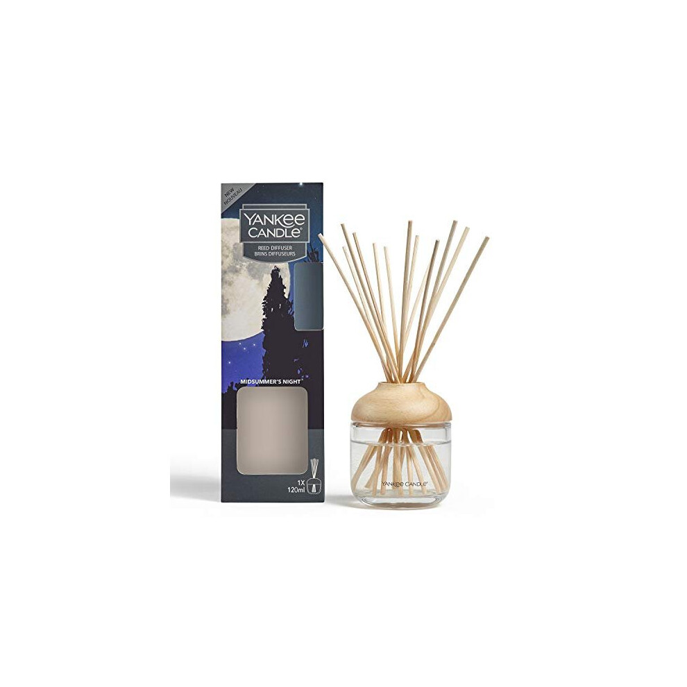 Yankee Candle Reed Diffuser - Midsummer's Night, 120 Ml, Up To 10 Weeks Of Fragrance