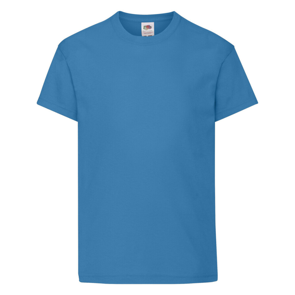 Fruit Of The Loom (Azure Blue, Dec-13) Fotl Kids Original T-Shirt