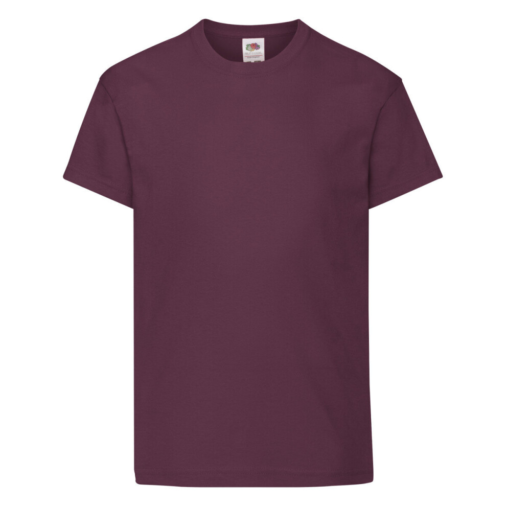Fruit Of The Loom (Burgundy, 03-Apr) Fotl Kids Original T-Shirt