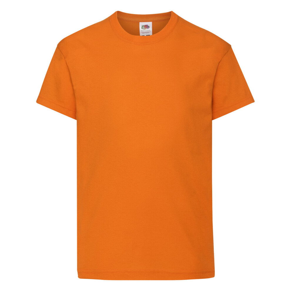 Fruit Of The Loom (, 09-Nov) Fotl Kids Original T-Shirt Orange