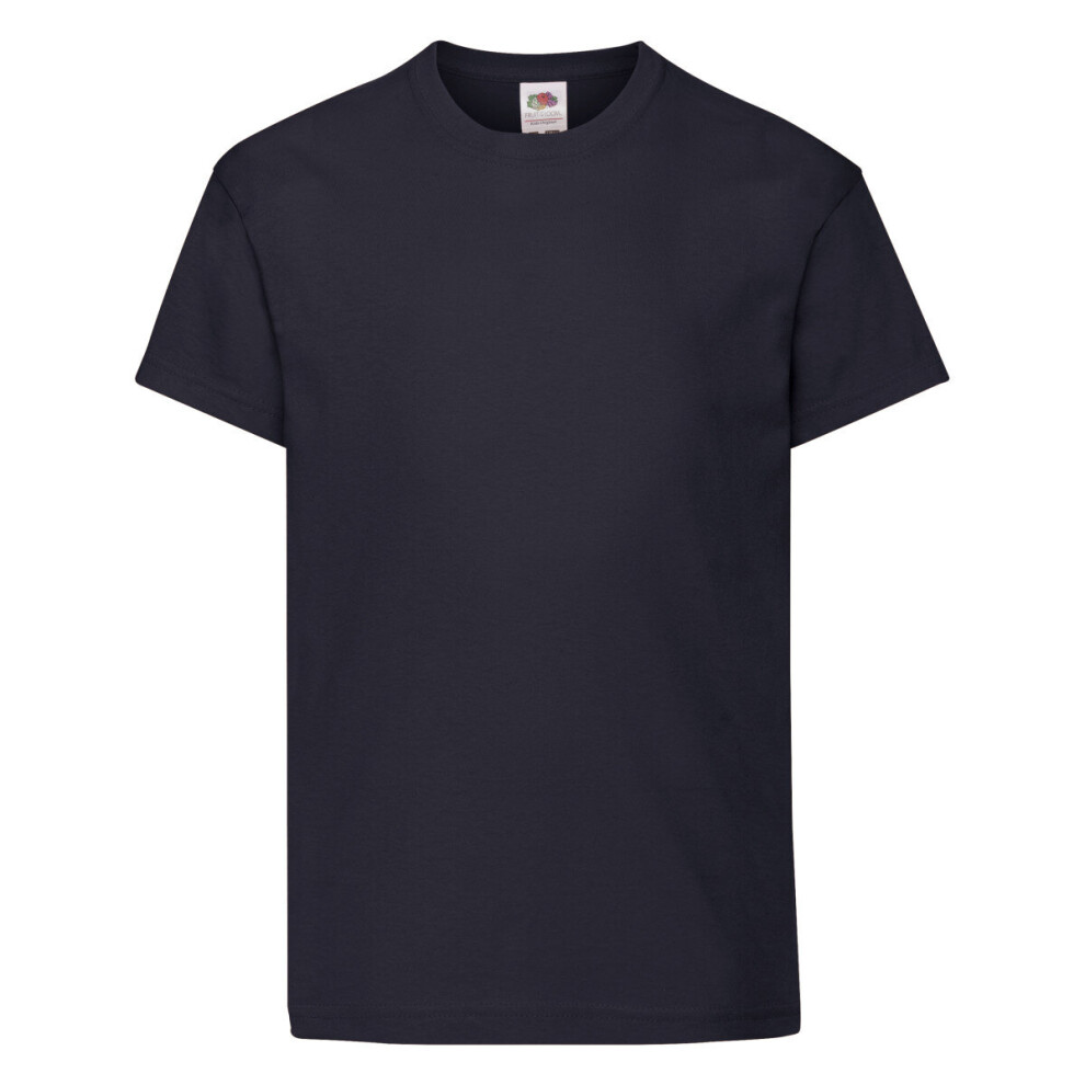 Fruit Of The Loom (Deep Navy, 07-Aug) Fotl Kids Original T-Shirt