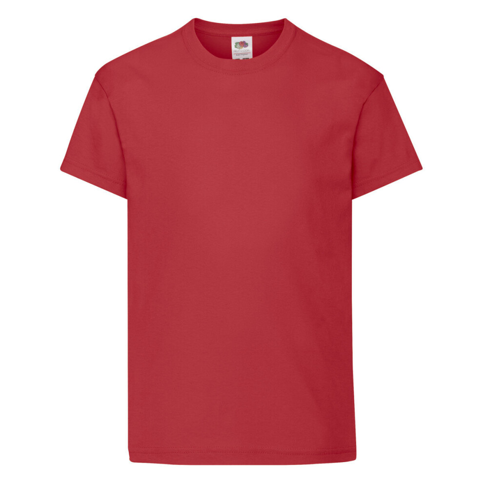 Fruit Of The Loom (, 09-Nov) Fotl Kids Original T-Shirt Red