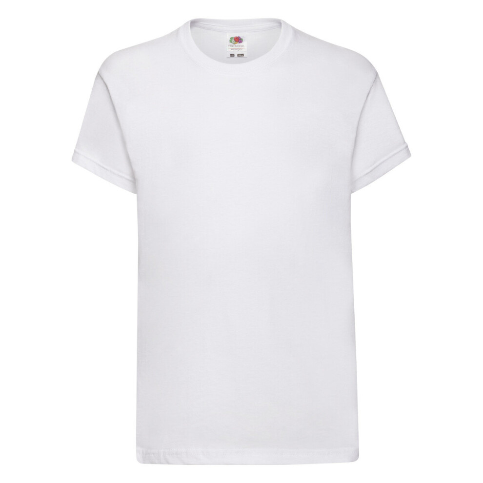 Fruit Of The Loom (, 07-Aug) Fotl Kids Original T-Shirt White