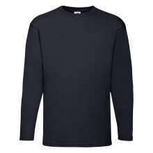 (Deep Navy, L) Valueweight Long Sleeve T-Shirt For Mens