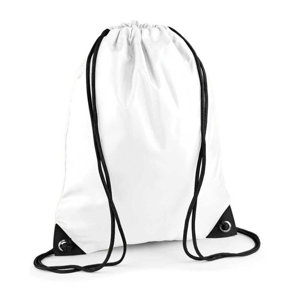 (White) Bagbase Gymsac