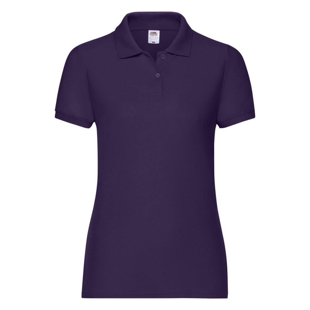 (Purple, S) Lady-Fit 65/35 Polo